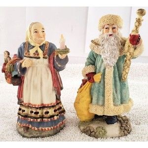 Christmas Collection Babouschka Grandfather Frost Russia Figurine
